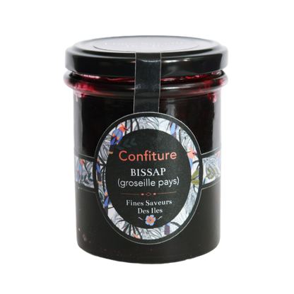 Confiture bissap (hibiscus séché) de fines saveurs des iles