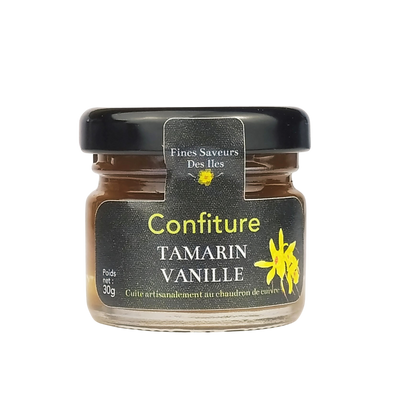 confiture tamarin vanille 30g de fines saveurs des iles