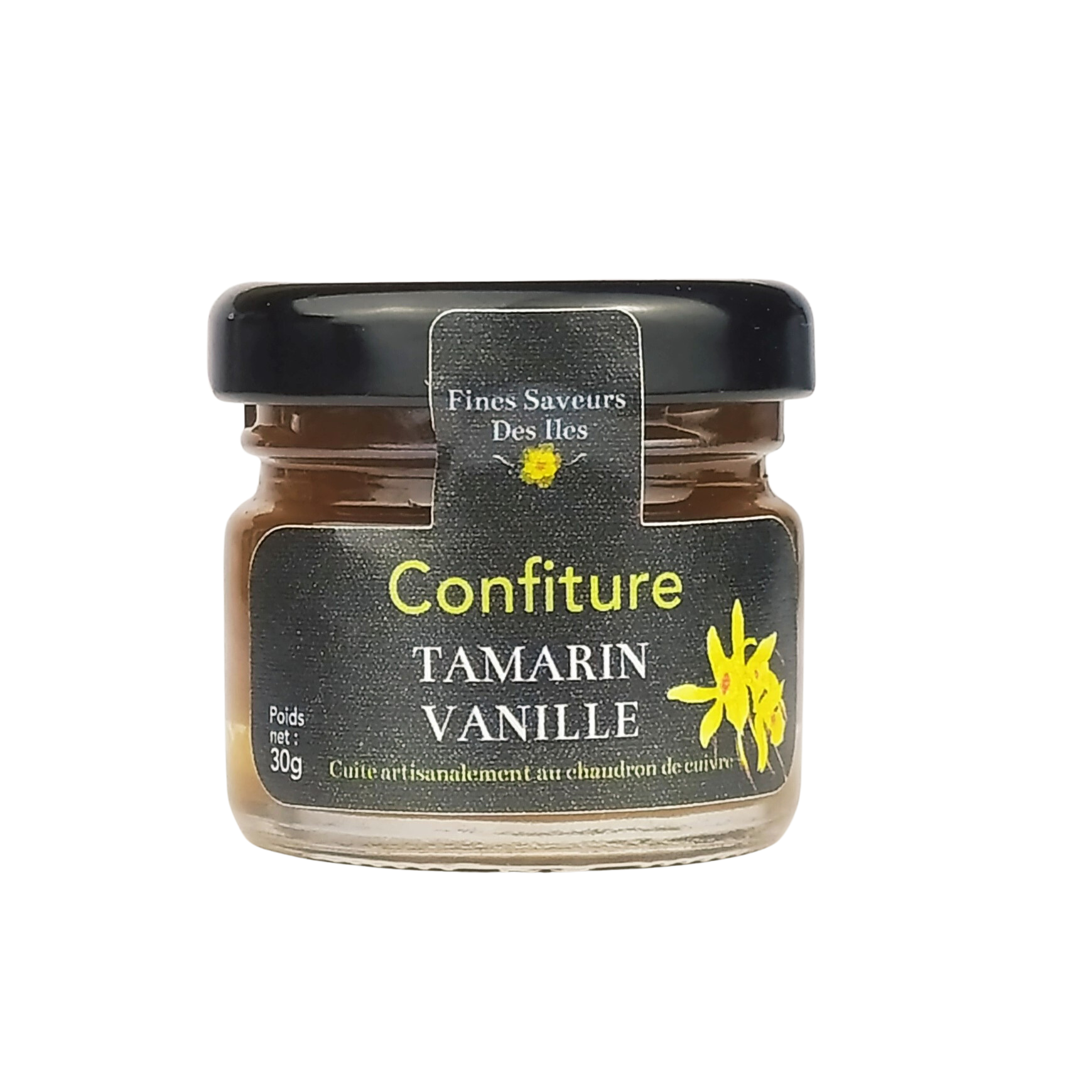 confiture tamarin vanille 30g de fines saveurs des iles